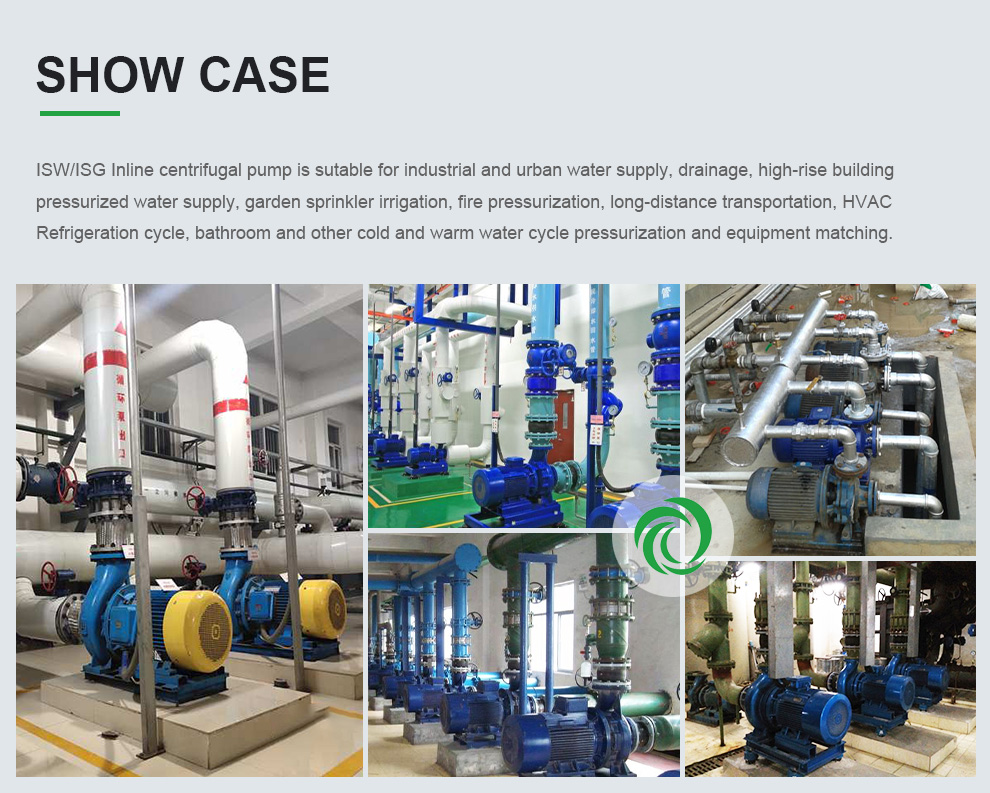 Application of ISW horizontal inline pump