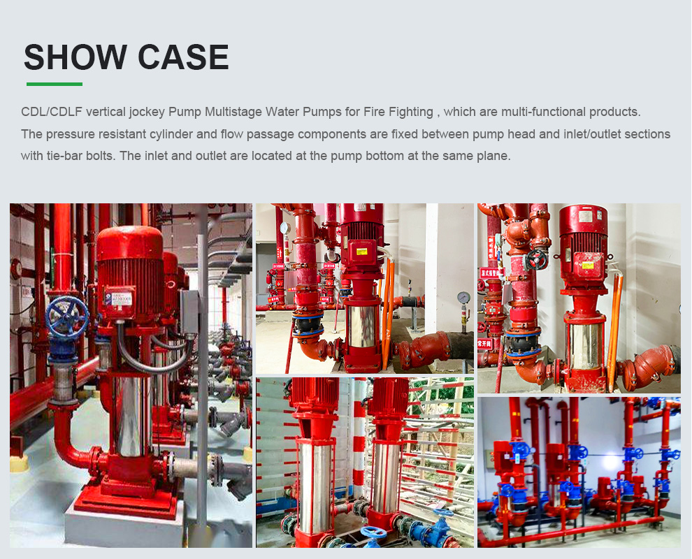 Case of vertical multistage centrifugal boosting pump
